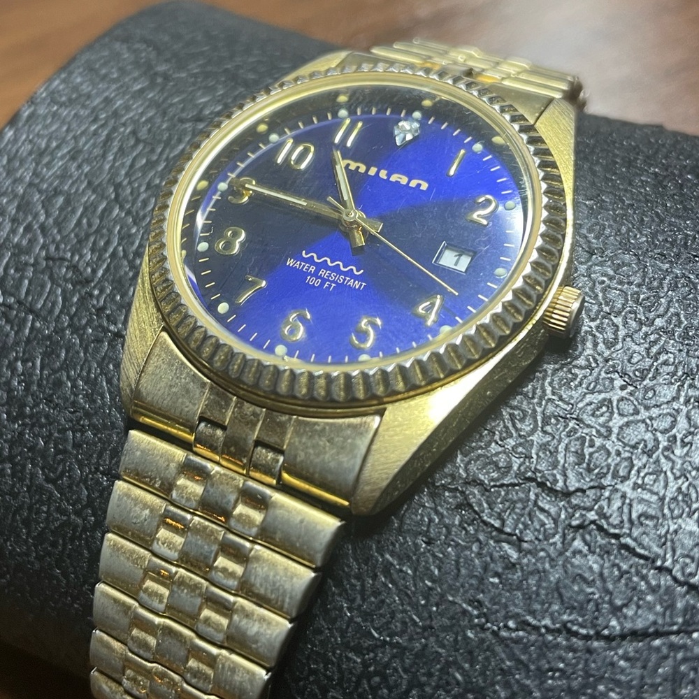 Vintage Milan Men’s Watch WR100 Ft